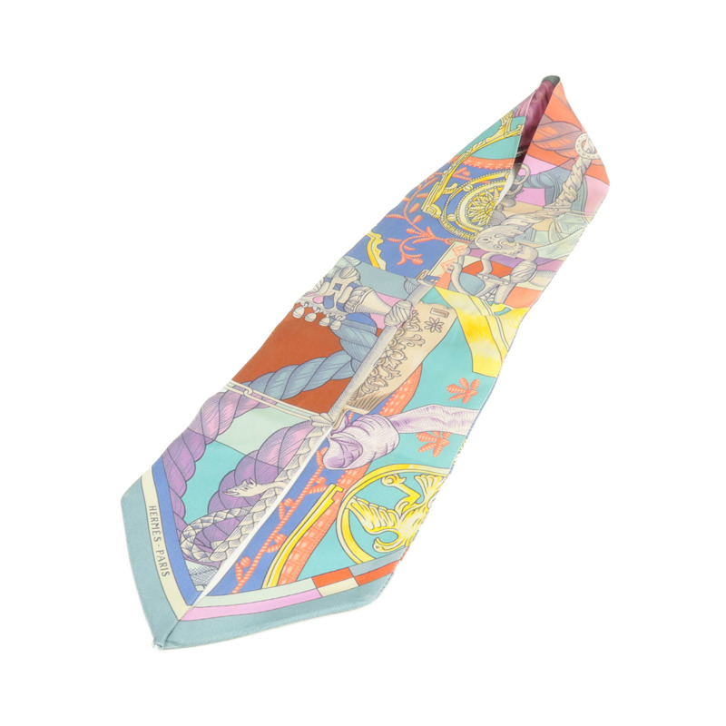 HERMES 絲質Twilly絲巾-2