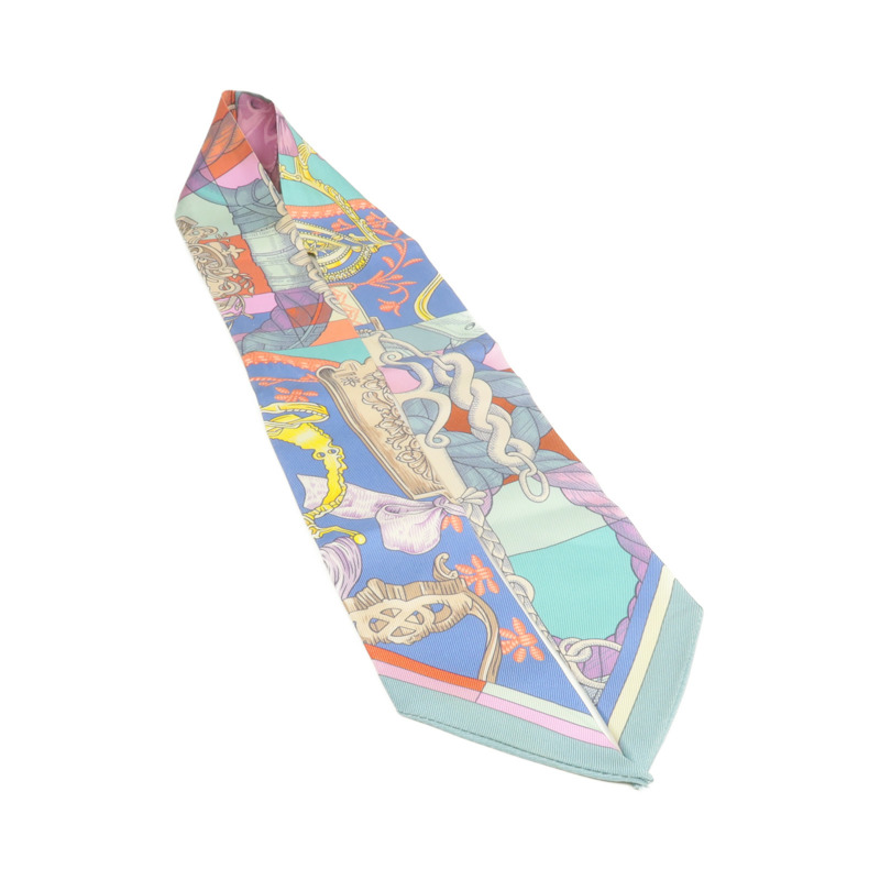 HERMES 絲質Twilly絲巾-3