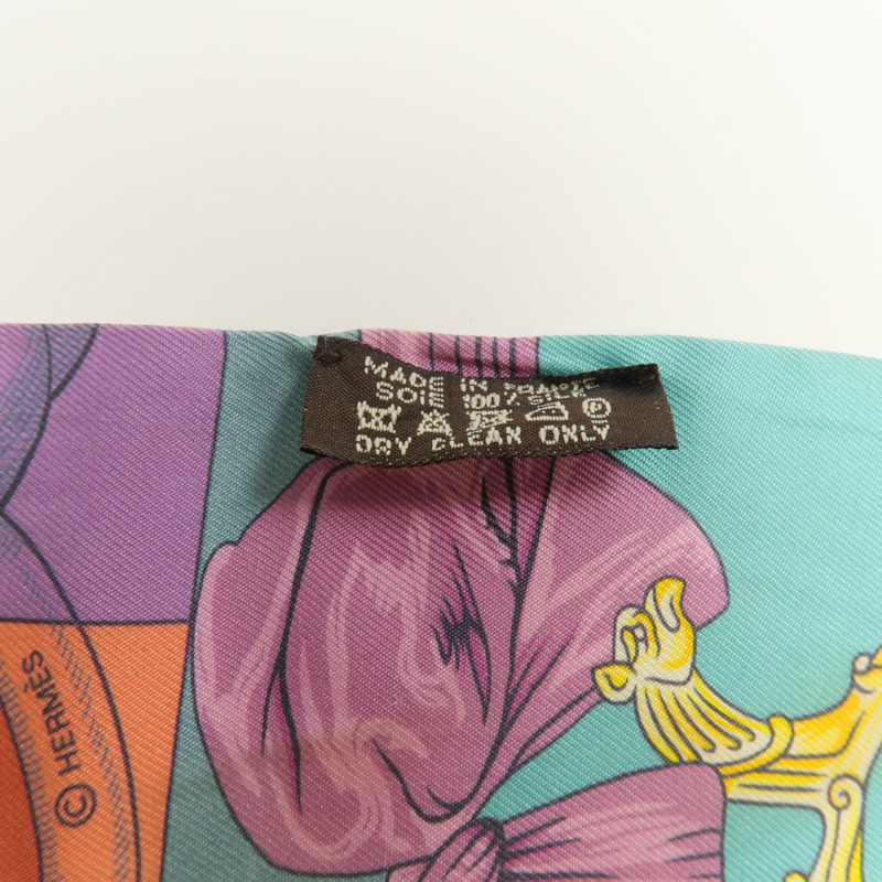 HERMES 絲質Twilly絲巾-6