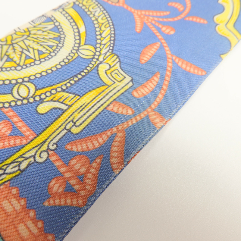 HERMES 絲質Twilly絲巾-10