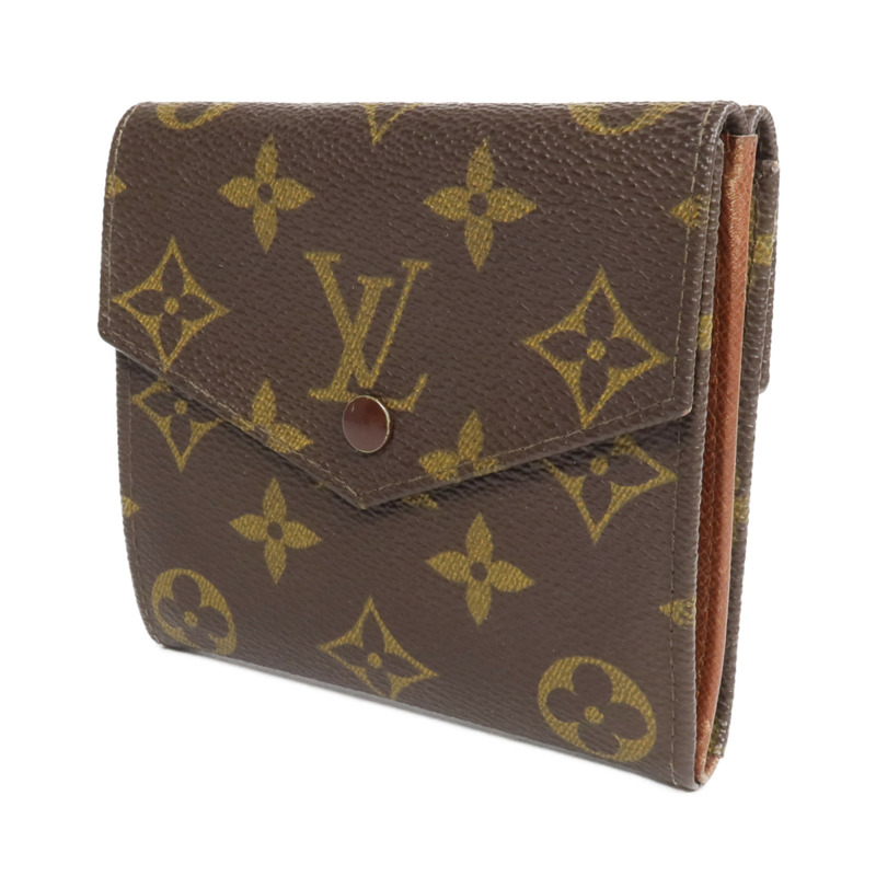 LOUIS VUITTON Monogram Porte Monnaie Carte Credit金扣錢包-2