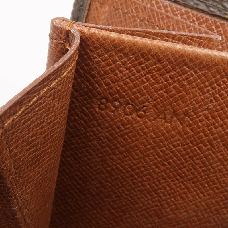 LOUIS VUITTON Monogram Porte Monnaie Carte Credit金扣錢包-12