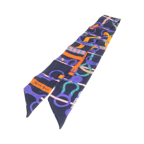 HERMES 絲質Twilly絲巾