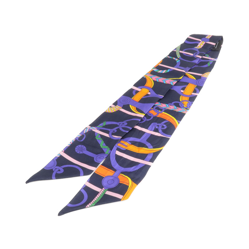 HERMES 絲質Twilly絲巾-1