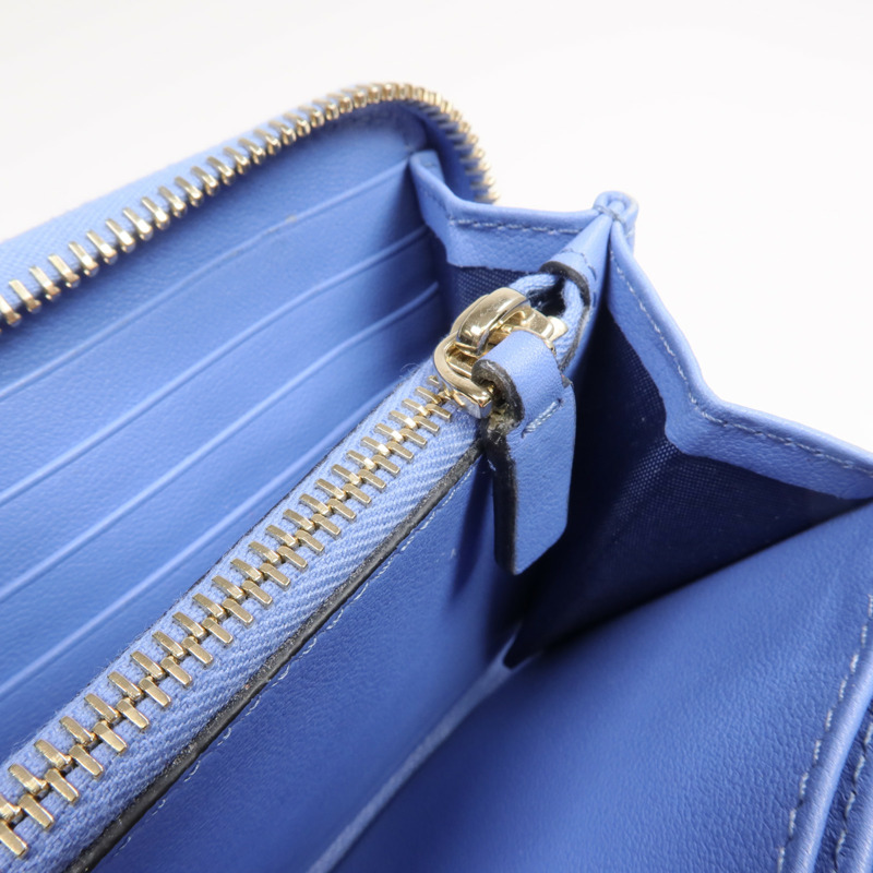 Valentino 牛皮皮革Rockstud Round Long Wallet金扣拉鏈長錢包-7