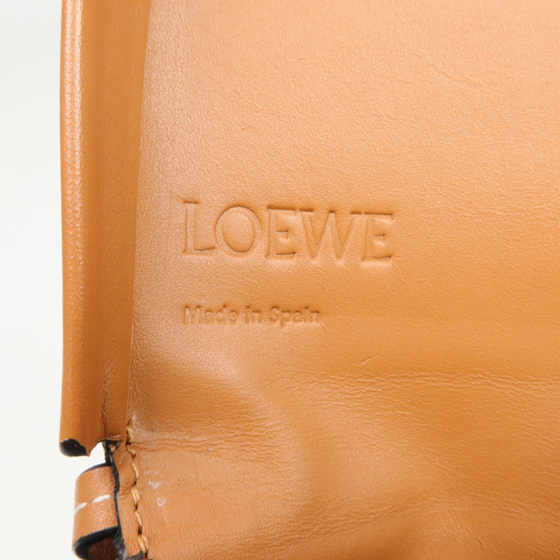 LOEWE 牛皮皮革Mini Heel Pouch肩背袋-12