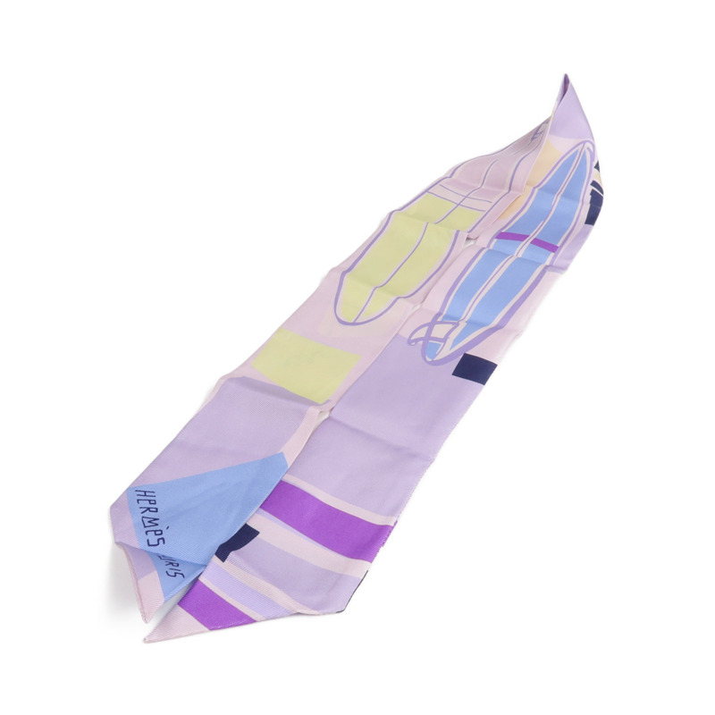 HERMES 絲質Twilly絲巾-2