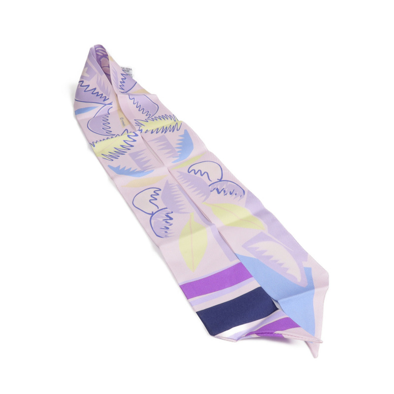 HERMES 絲質Twilly絲巾-3