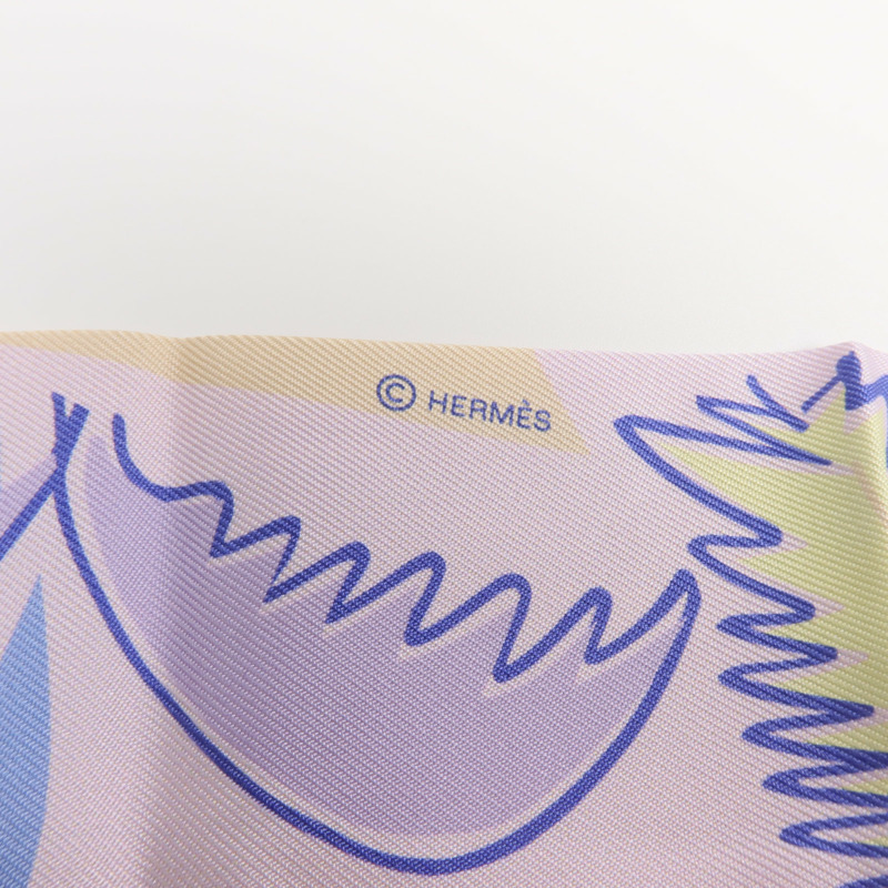 HERMES 絲質Twilly絲巾-5