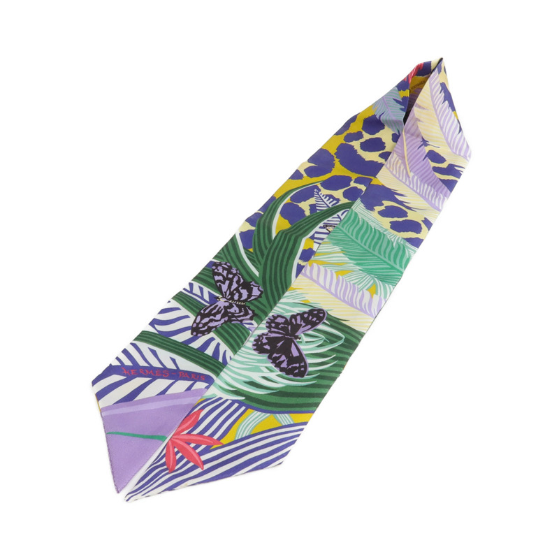 HERMES 絲質Twilly絲巾-2