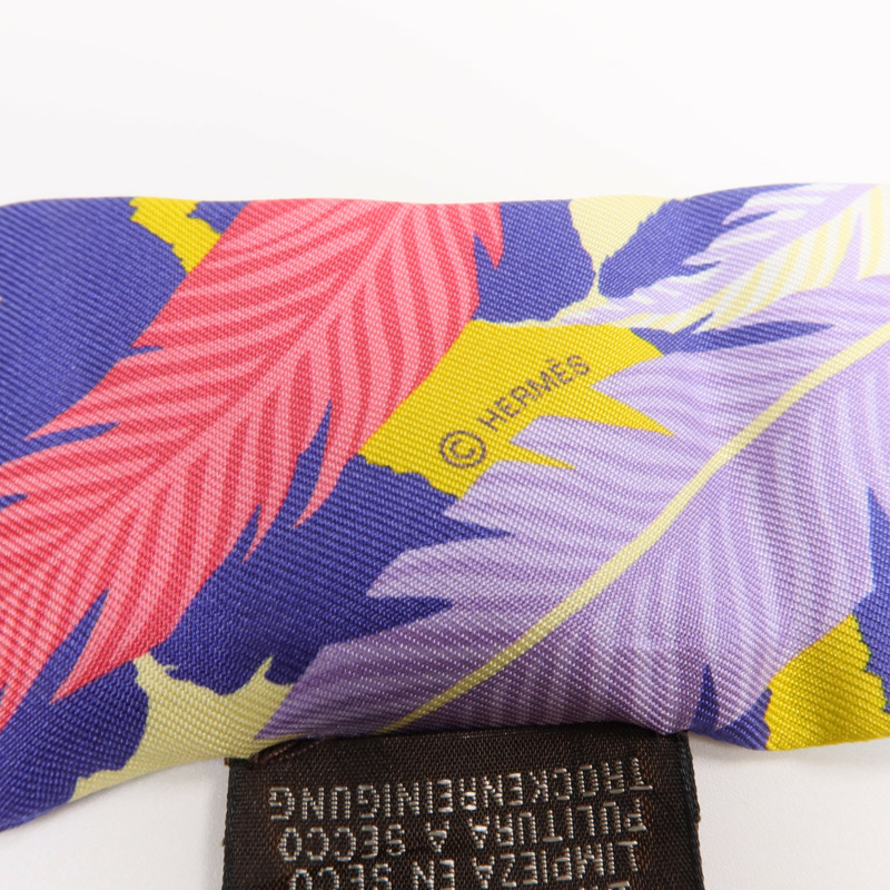 HERMES 絲質Twilly絲巾-5