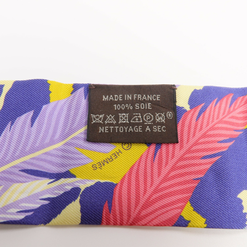 HERMES 絲質Twilly絲巾-6