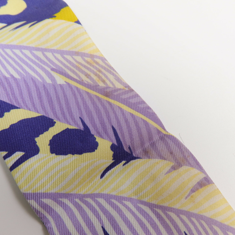 HERMES 絲質Twilly絲巾-8