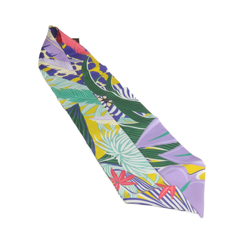 HERMES 絲質Twilly絲巾-3