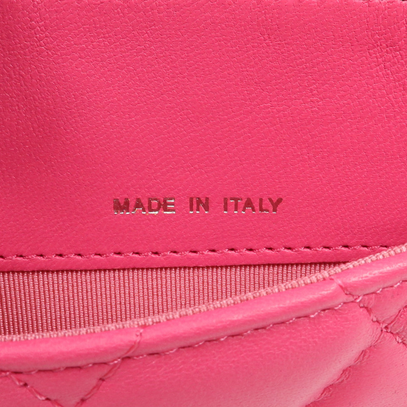 CHANEL 羊皮皮革Wallet金扣長錢包-13