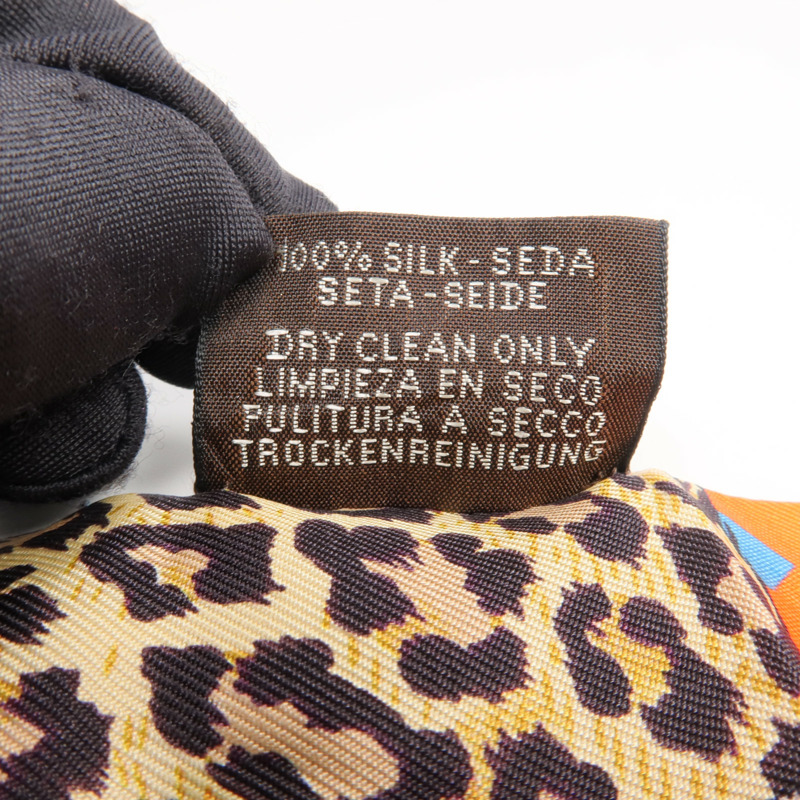 HERMES 絲質Twilly絲巾-7