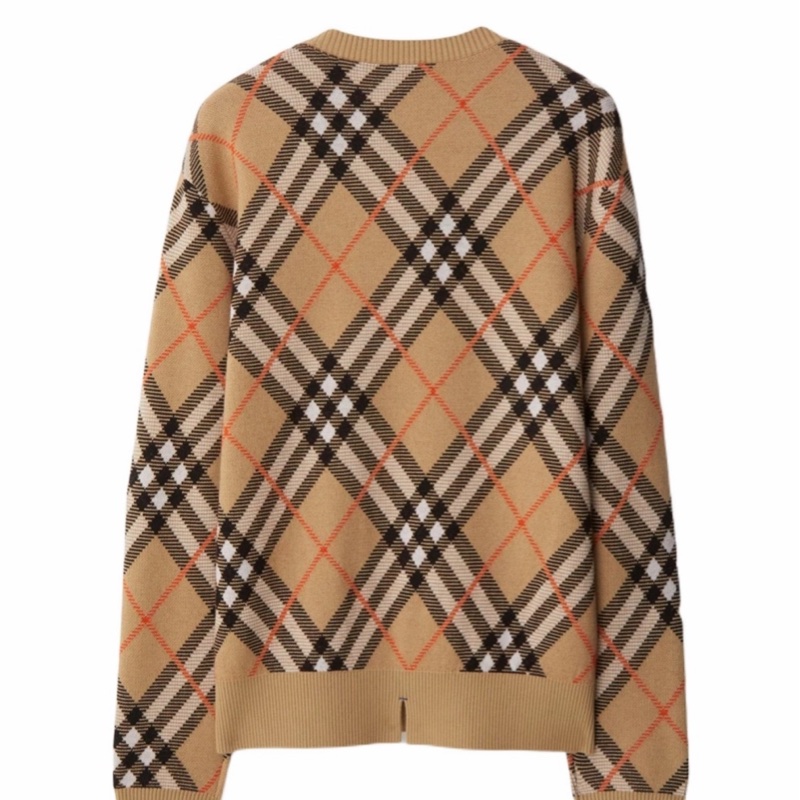 Burberry 女士 格紋羊毛針織XS S M L XL碼-1