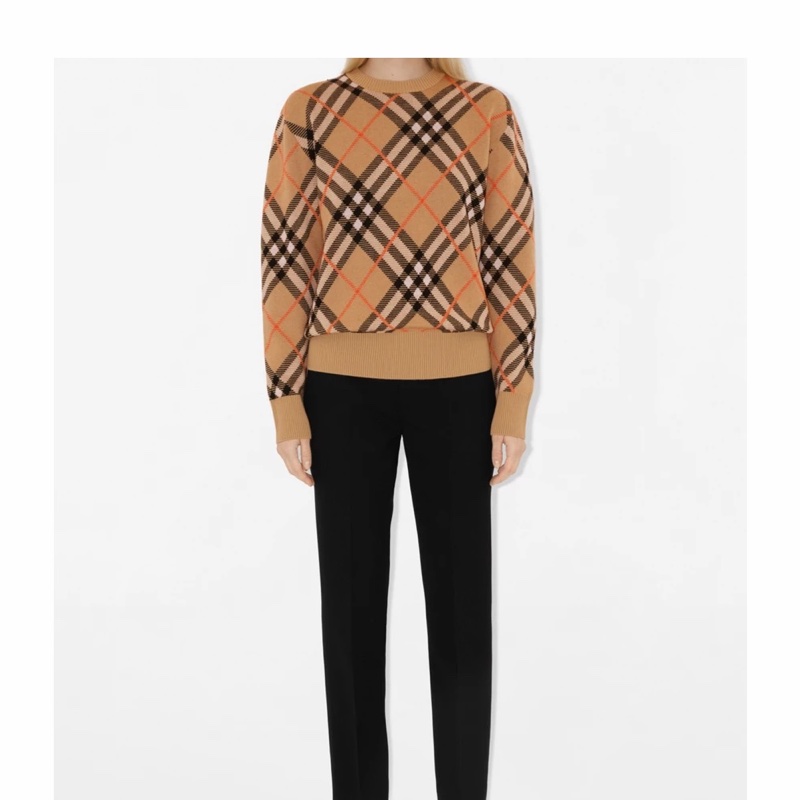 Burberry 女士 格紋羊毛針織XS S M L XL碼-6