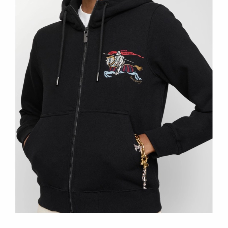Burberry 女士 拉鍊連帽衫XS S M L碼-1