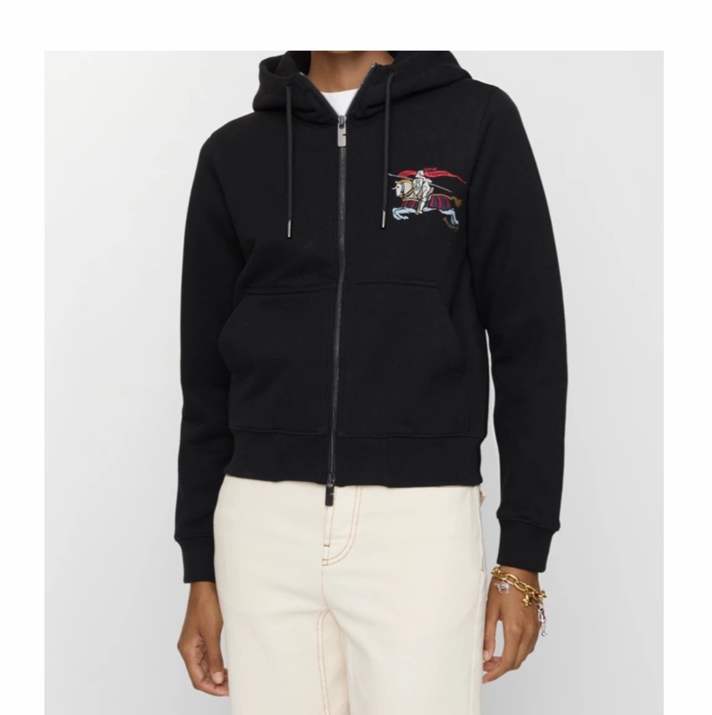Burberry 女士 拉鍊連帽衫XS S M L碼-4