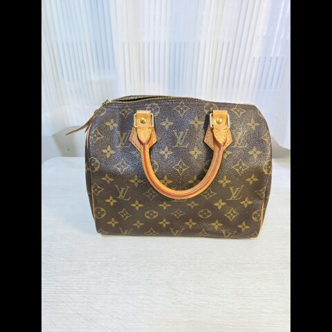 Louis Vuitton LV Speedy 25 Monogram 老花 手提包 經典款 原廠鎖鑰匙