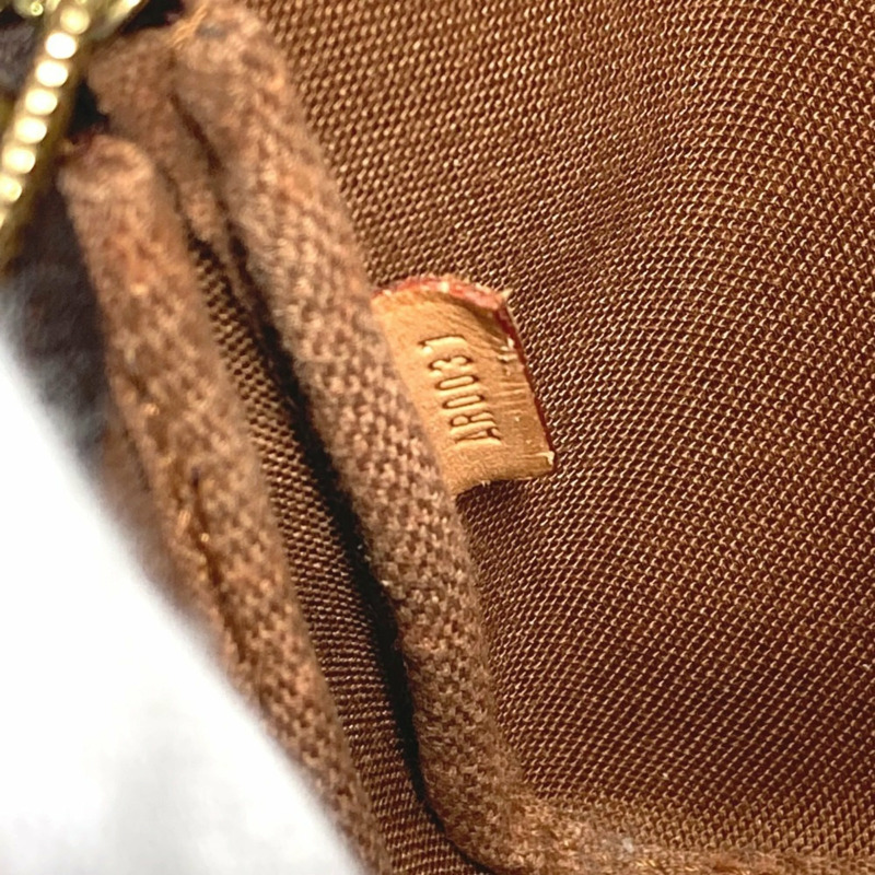 路易威登 M92193 Monogram Graffiti Pochette Accessoires 手提包/單肩包，配件包，帆布，女士，橙色-14