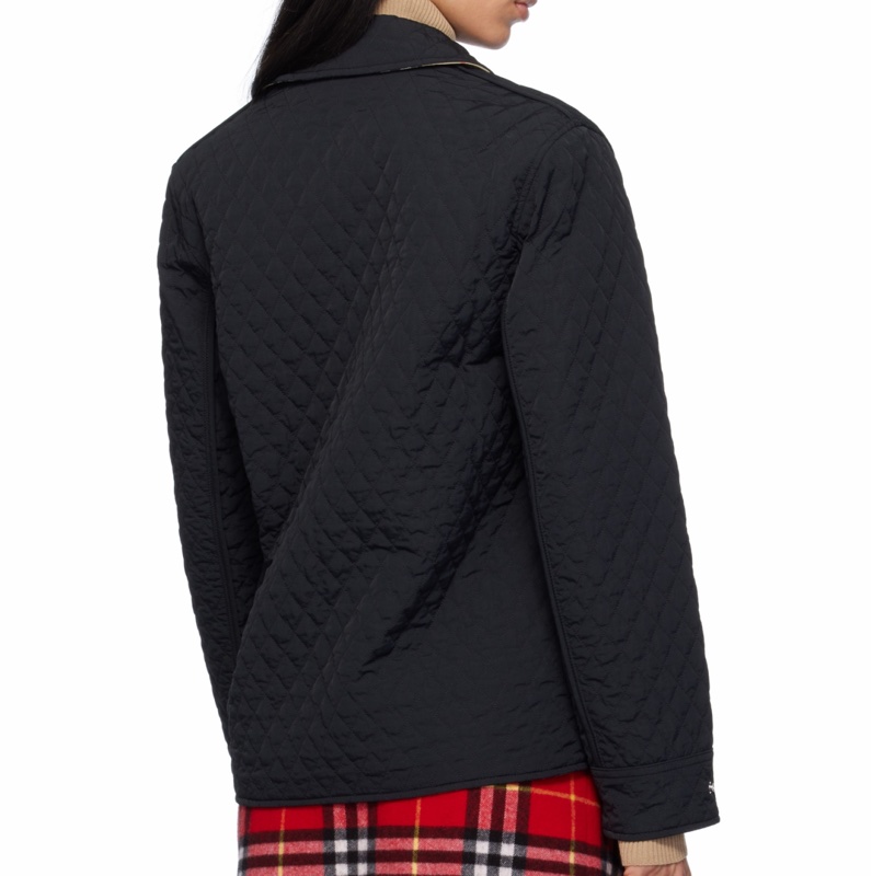 Burberry 女士 雙面絎縫棉服XS S M碼-2