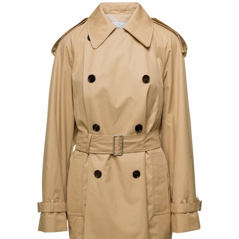 Burberry 女士 長袖雙排扣風衣UK-6