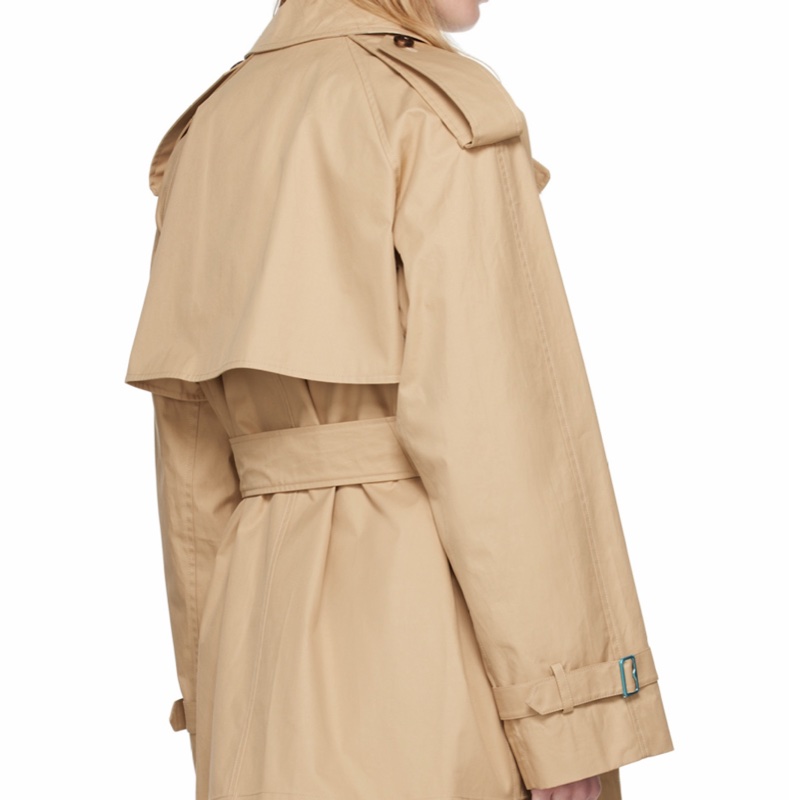 Burberry 女士 長袖雙排扣風衣UK-6-6