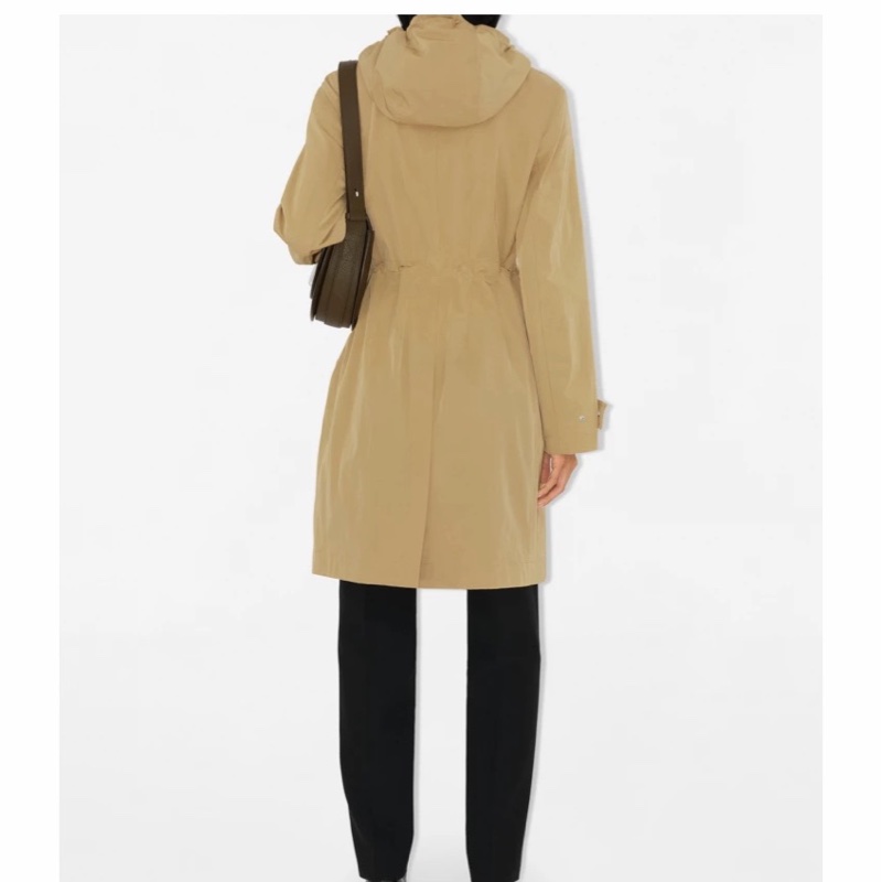 Burberry 女士 棉質兜帽大衣XXS XS S M L XL碼-2