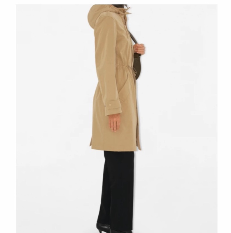 Burberry 女士 棉質兜帽大衣XXS XS S M L XL碼-3
