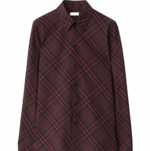 Burberry 女士 修身格紋棉質襯衫UK-6 UK-8 UK-10 UK-12碼-0