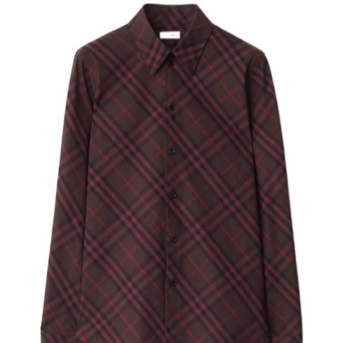 Burberry 女士 修身格紋棉質襯衫UK-6 UK-8 UK-10 UK-12碼-4