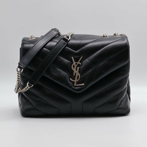 YSL Loulou方胖子 - 小號黑銀