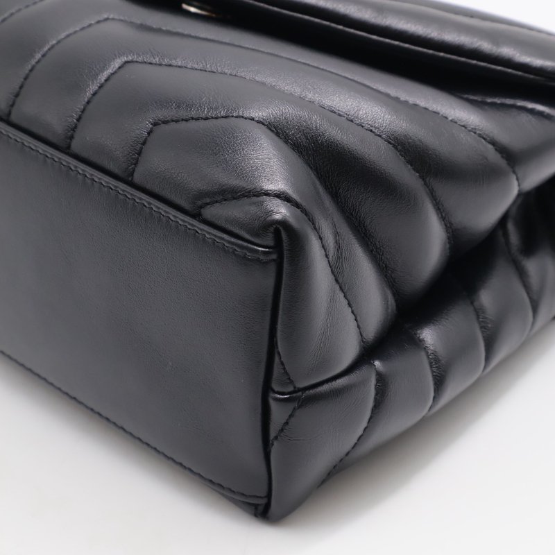 YSL Loulou方胖子 - 小號黑銀-23