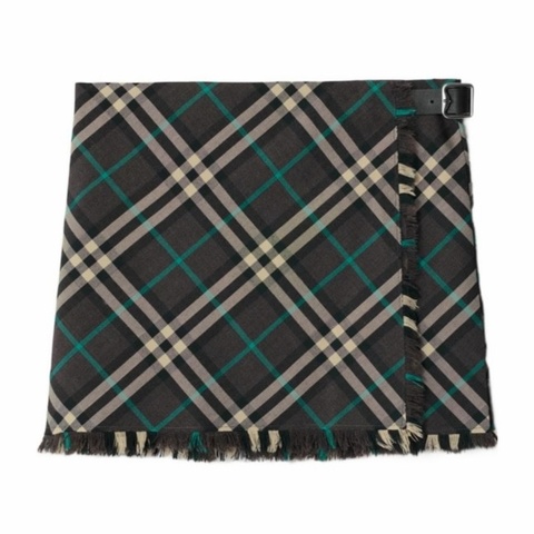 Burberry 女士 羊毛混紡迷你半身裙UK-6