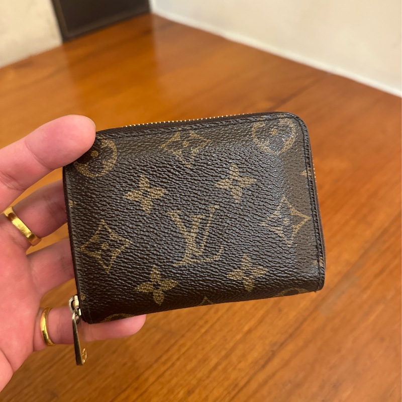 LV 花紋ㄇ拉零錢包-0