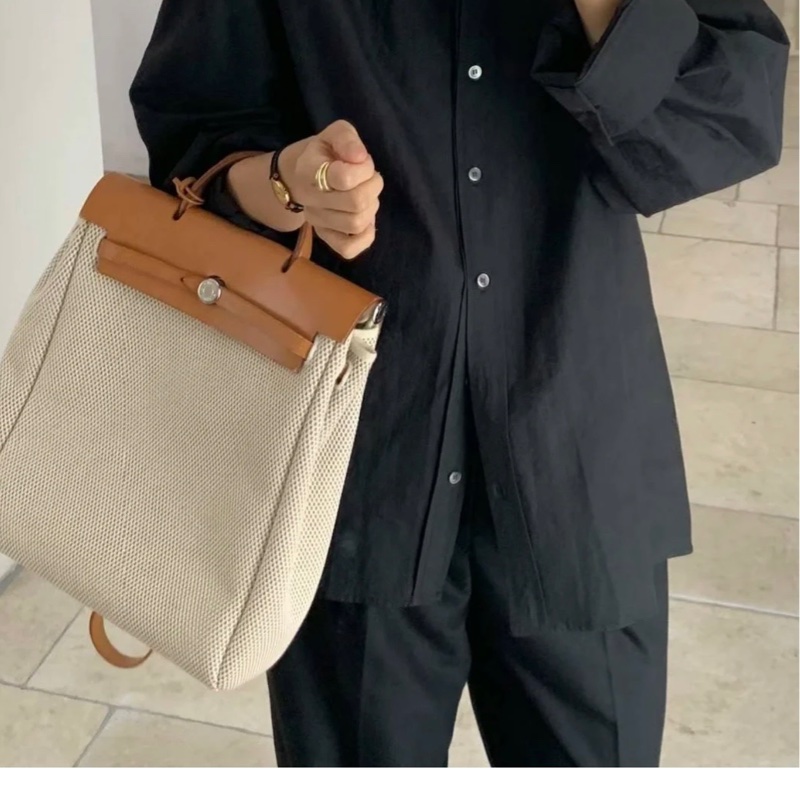 ✨Hermes Herbag31 豎版後背包 裡外乾淨 98新🍁-2