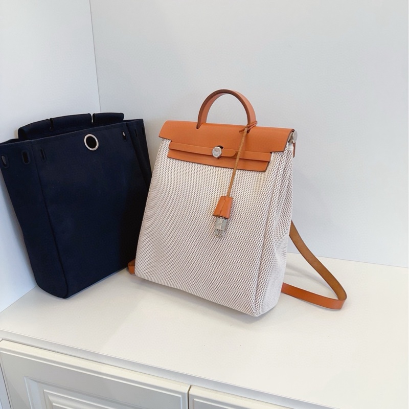 ✨Hermes Herbag31 豎版後背包 裡外乾淨 98新🍁-7