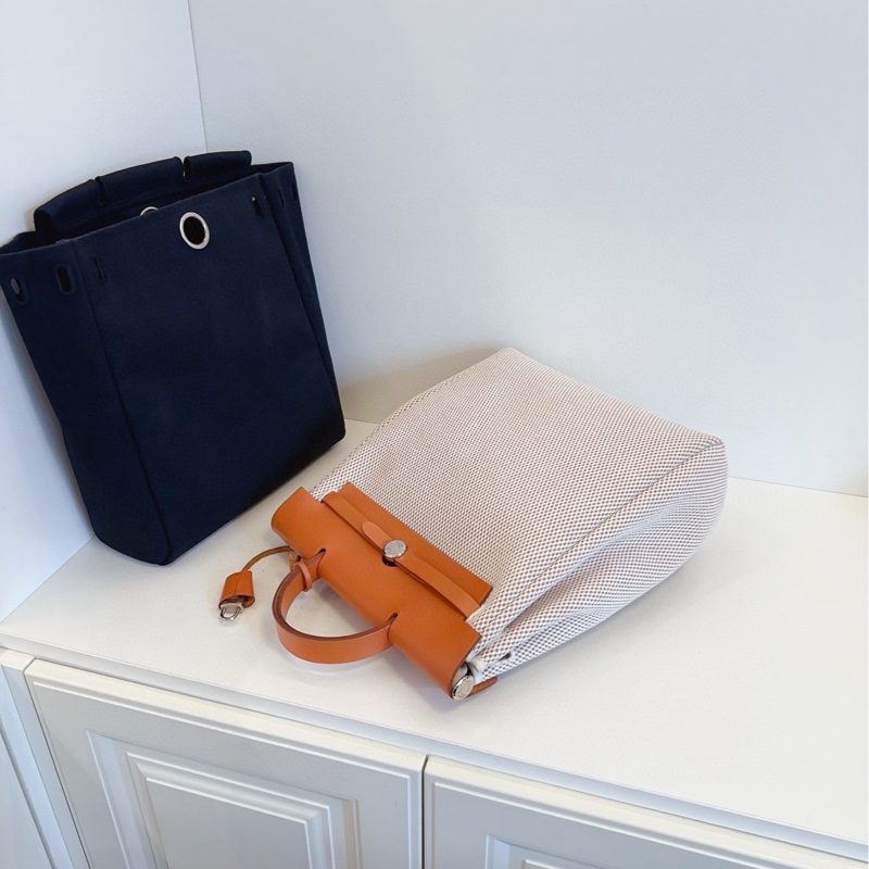 ✨Hermes Herbag31 豎版後背包 裡外乾淨 98新🍁-9