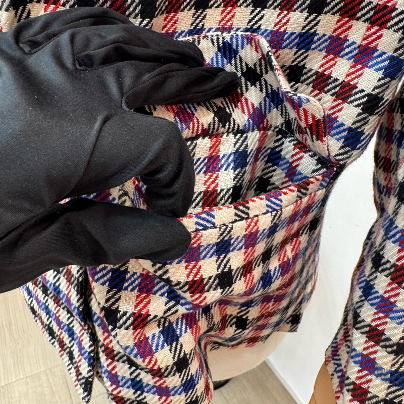 Dior 復古格紋西裝外套🧥 vintage 二手 中古-11