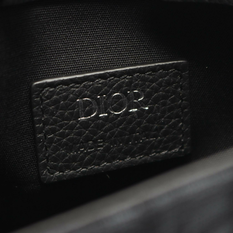 Christian Dior Oblique 馬鞍包肩斜背包帆布皮革二手-3