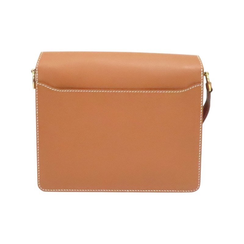 金棕色 Evercolor牛皮 Roulis 23 肩背包 Z刻 金扣【HERMES 愛馬仕】-1