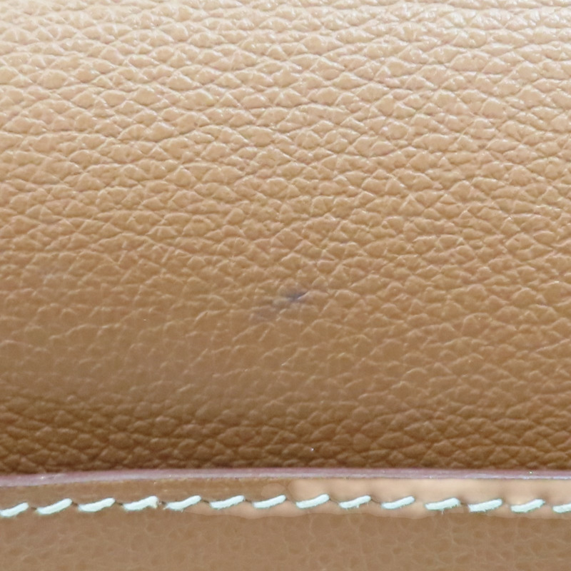 金棕色 Evercolor牛皮 Roulis 23 肩背包 Z刻 金扣【HERMES 愛馬仕】-15