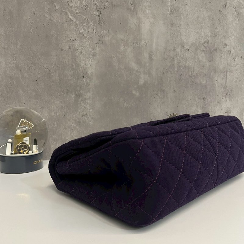 Chanel 2.55 中號 斜背包 複古銀釦-5