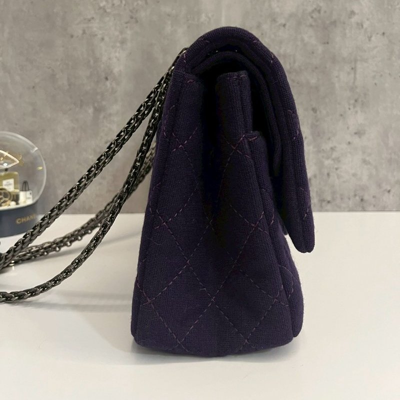 Chanel 2.55 中號 斜背包 複古銀釦-2