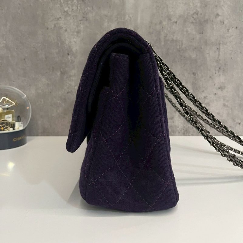 Chanel 2.55 中號 斜背包 複古銀釦-3