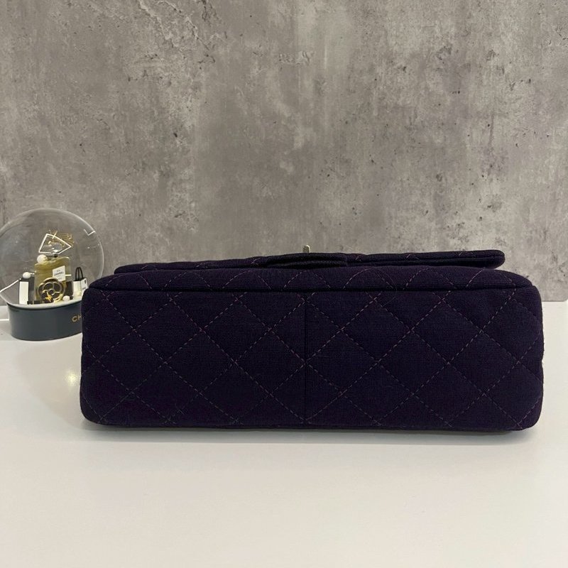 Chanel 2.55 中號 斜背包 複古銀釦-4