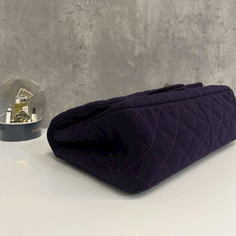 Chanel 2.55 中號 斜背包 複古銀釦-5