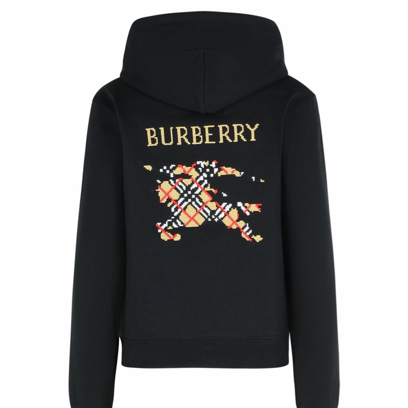 Burberry 女士 抽繩連帽衛衣XS S M L XL碼-2